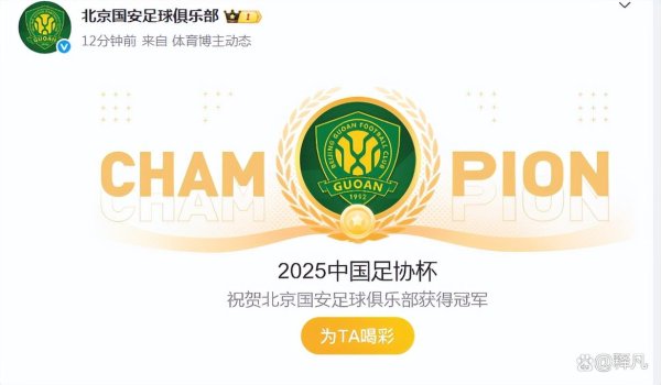 万博体育官网 足协杯-法比奥戴帽 国安3-0河南夺冠获亚冠资格